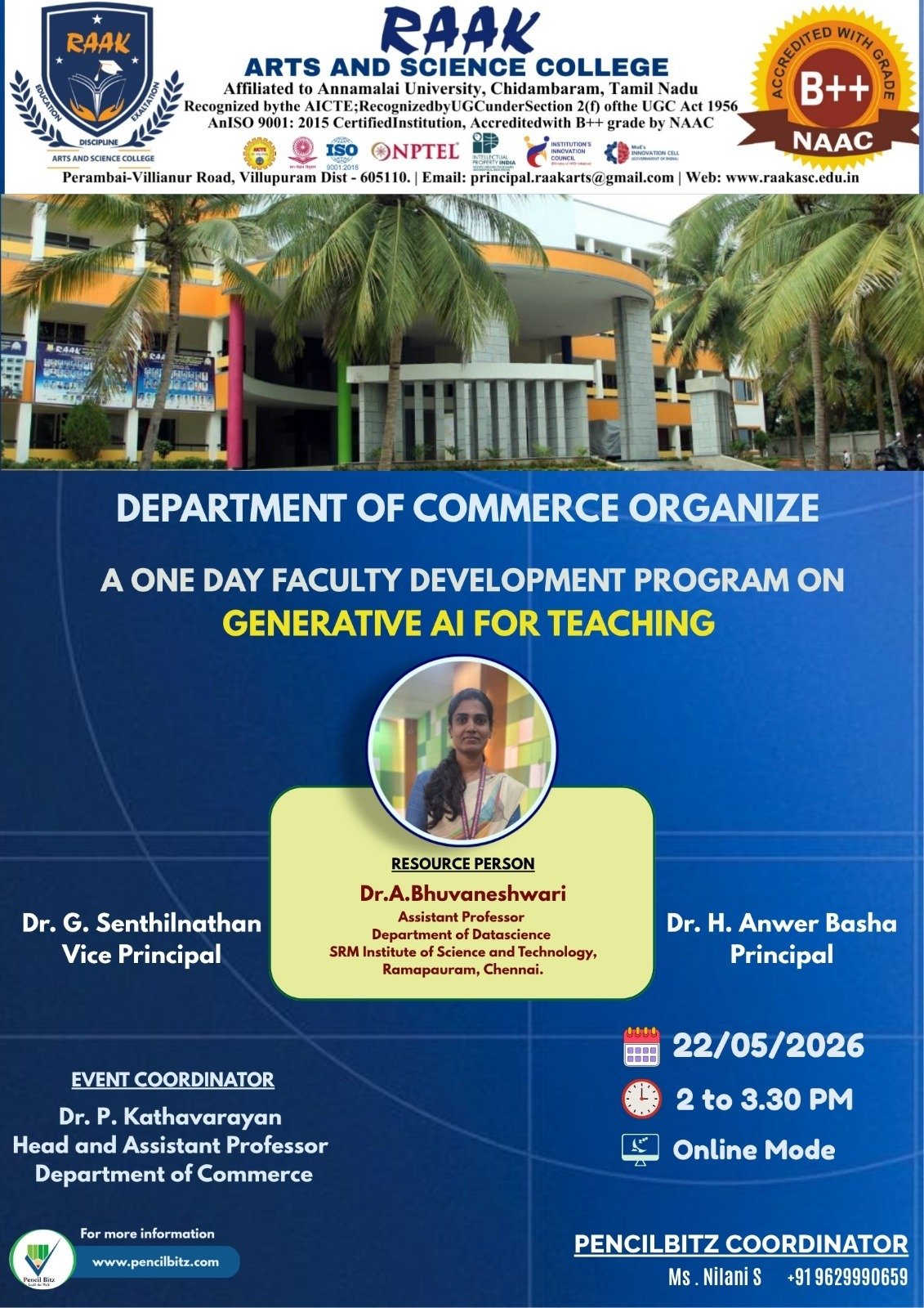 Raak Arts and Science College  